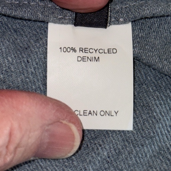 Harare Light Wash Recycled Denim Shorts - Picture 5 of 5